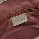 Christian Dior Trotter Canvas Tote Bag Pink Silver Auth ar13412-17