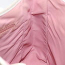 Christian Dior Trotter Canvas Tote Bag Pink Silver Auth ar13412-18