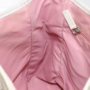 Christian Dior Trotter Canvas Tote Bag Pink Silver Auth ar13412-19