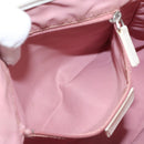 Christian Dior Trotter Canvas Tote Bag Pink Silver Auth ar13412-20