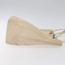 Christian Dior Trotter Canvas Tote Bag Pink Silver Auth ar13412-3