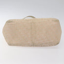 Christian Dior Trotter Canvas Tote Bag Pink Silver Auth ar13412-5