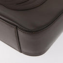 GUCCI Hand Bag Patent leather Brown Auth ar13416-12