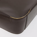 GUCCI Hand Bag Patent leather Brown Auth ar13416-13