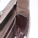 GUCCI Hand Bag Patent leather Brown Auth ar13416-17