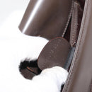 GUCCI Hand Bag Patent leather Brown Auth ar13416-20
