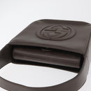 GUCCI Hand Bag Patent leather Brown Auth ar13416-7