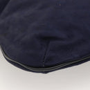 CELINE C Sulky Hand Bag Canvas Navy Auth ar13420-9