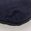 CELINE C Sulky Hand Bag Canvas Navy Auth ar13420-14