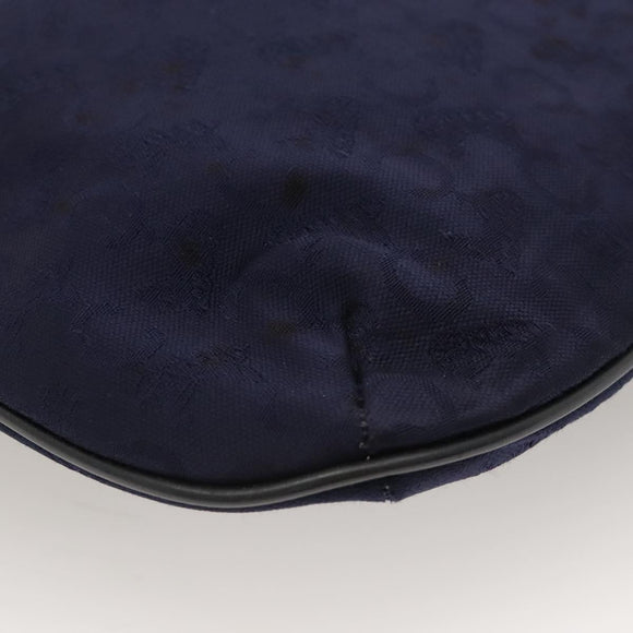 CELINE C Sulky Hand Bag Canvas Navy Auth ar13420