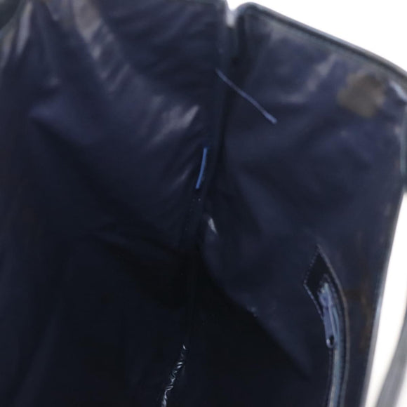 CELINE C Sulky Hand Bag Canvas Navy Auth ar13420