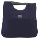 CELINE C Sulky Hand Bag Canvas Navy Auth ar13420-13