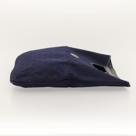 CELINE C Sulky Hand Bag Canvas Navy Auth ar13420