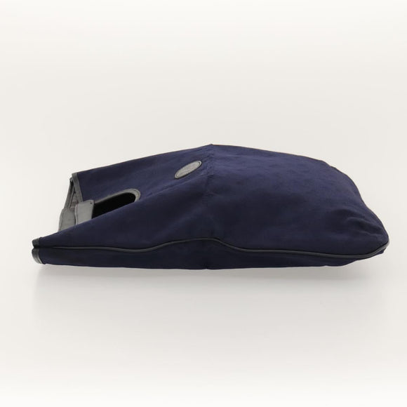 CELINE C Sulky Hand Bag Canvas Navy Auth ar13420