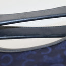 CELINE C Sulky Hand Bag Canvas Navy Auth ar13420-8