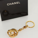 CHANEL COCO Mark Key Ring metal Gold CC Auth ar13427-10
