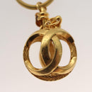 CHANEL COCO Mark Key Ring metal Gold CC Auth ar13427-4