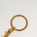 CHANEL COCO Mark Key Ring metal Gold CC Auth ar13427-9