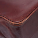 CARTIER Must Line Hand Bag Leather 2way Wine Red Gold Auth ar13434-10