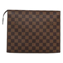 LOUIS VUITTON Damier Ebene Poche Toilette 26 Pouch N47543 LV Auth ar13444-2