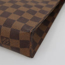 LOUIS VUITTON Damier Ebene Poche Toilette 26 Pouch N47543 LV Auth ar13444-7