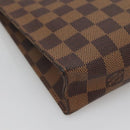 LOUIS VUITTON Damier Ebene Poche Toilette 26 Pouch N47543 LV Auth ar13444-14