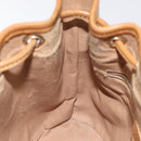 GUCCI Micro GG Supreme Shoulder Bag PVC Beige Gold 007 86 0044 Auth ar13456-22