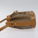 GUCCI Micro GG Supreme Shoulder Bag PVC Beige Gold 007 86 0044 Auth ar13456-4