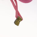 PRADA Hand Bag Nylon Pink Silver Auth ar13470-9