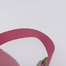 PRADA Hand Bag Nylon Pink Silver Auth ar13470-14