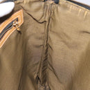 FENDI Zucca Canvas Hand Bag Black Brown gold Auth ar13475-19