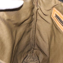 FENDI Zucca Canvas Hand Bag Black Brown gold Auth ar13475-20