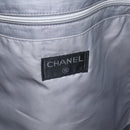 CHANEL Sports Tote Bag Nylon Gray White CC Auth ar13479-17