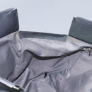 CHANEL Sports Tote Bag Nylon Gray White CC Auth ar13479-19