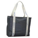 CHANEL Sports Tote Bag Nylon Gray White CC Auth ar13479-1