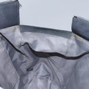 CHANEL Sports Tote Bag Nylon Gray White CC Auth ar13479-20