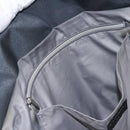 CHANEL Sports Tote Bag Nylon Gray White CC Auth ar13479-21