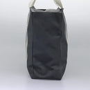 CHANEL Sports Tote Bag Nylon Gray White CC Auth ar13479-4