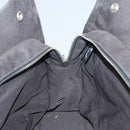 HERMES Her Line MM Tote Bag Canvas Gray Silver Auth ar13480-20