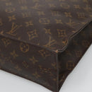 LOUIS VUITTON Monogram Sac Plat Hand Bag M51140 LV Auth ar13485-9