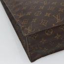LOUIS VUITTON Monogram Sac Plat Hand Bag M51140 LV Auth ar13485-14