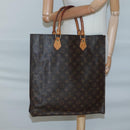 LOUIS VUITTON Monogram Sac Plat Hand Bag M51140 LV Auth ar13485-19