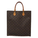 LOUIS VUITTON Monogram Sac Plat Hand Bag M51140 LV Auth ar13485-13