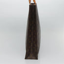 LOUIS VUITTON Monogram Sac Plat Hand Bag M51140 LV Auth ar13485-3