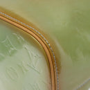 LOUIS VUITTON Monogram Vernis Houston Hand Bag Baby Blue M91005 LV Auth ar13496-9
