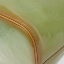 LOUIS VUITTON Monogram Vernis Houston Hand Bag Baby Blue M91005 LV Auth ar13496-15