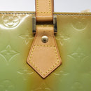 LOUIS VUITTON Monogram Vernis Houston Hand Bag Baby Blue M91005 LV Auth ar13496-10