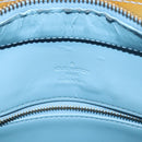 LOUIS VUITTON Monogram Vernis Houston Hand Bag Baby Blue M91005 LV Auth ar13496-18