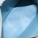 LOUIS VUITTON Monogram Vernis Houston Hand Bag Baby Blue M91005 LV Auth ar13496-11