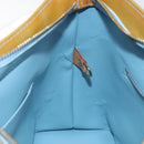 LOUIS VUITTON Monogram Vernis Houston Hand Bag Baby Blue M91005 LV Auth ar13496-20